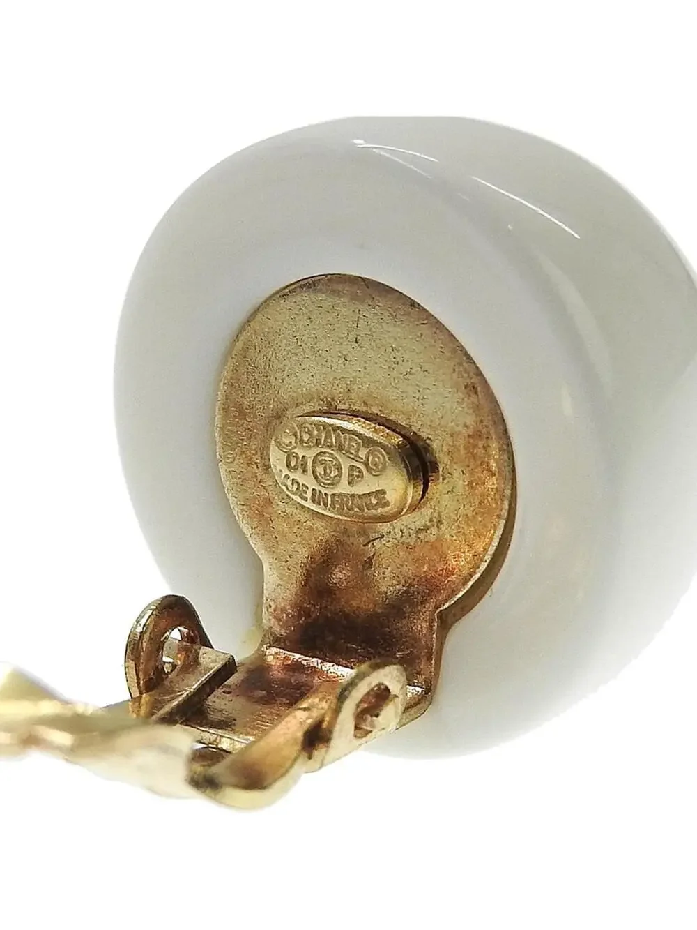 Chanel Cc Logo Clip-On Earrings Metal #343287C48B